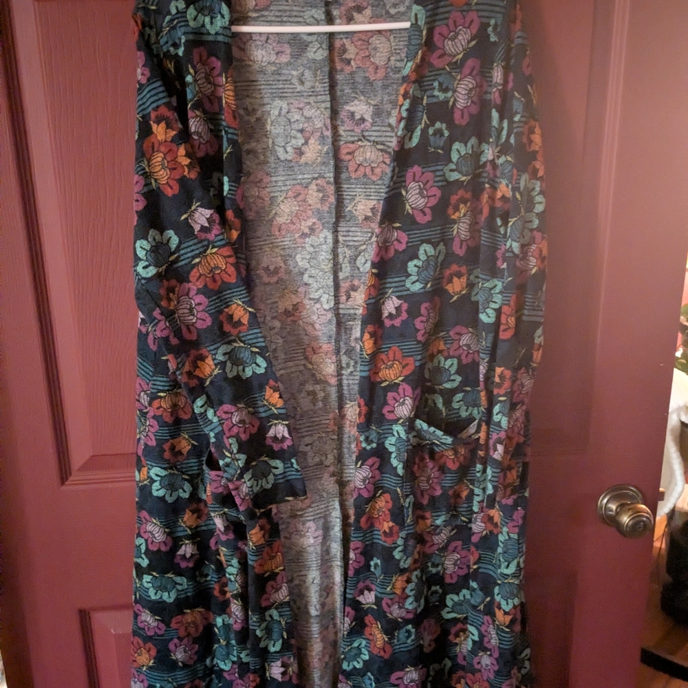 LuLaRoe Multicolor Floral Cardigan